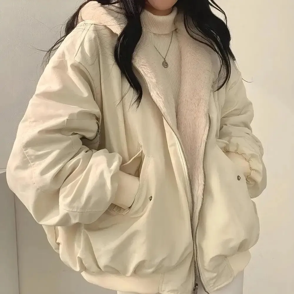 Teddy Reversible Hooded Jacket in Soft Touch Material for Ultimate Comfort