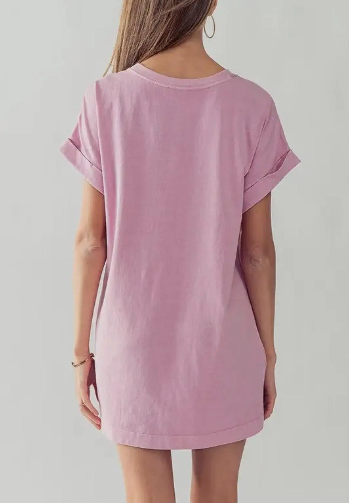 Tee Shirt Dress with Pockets