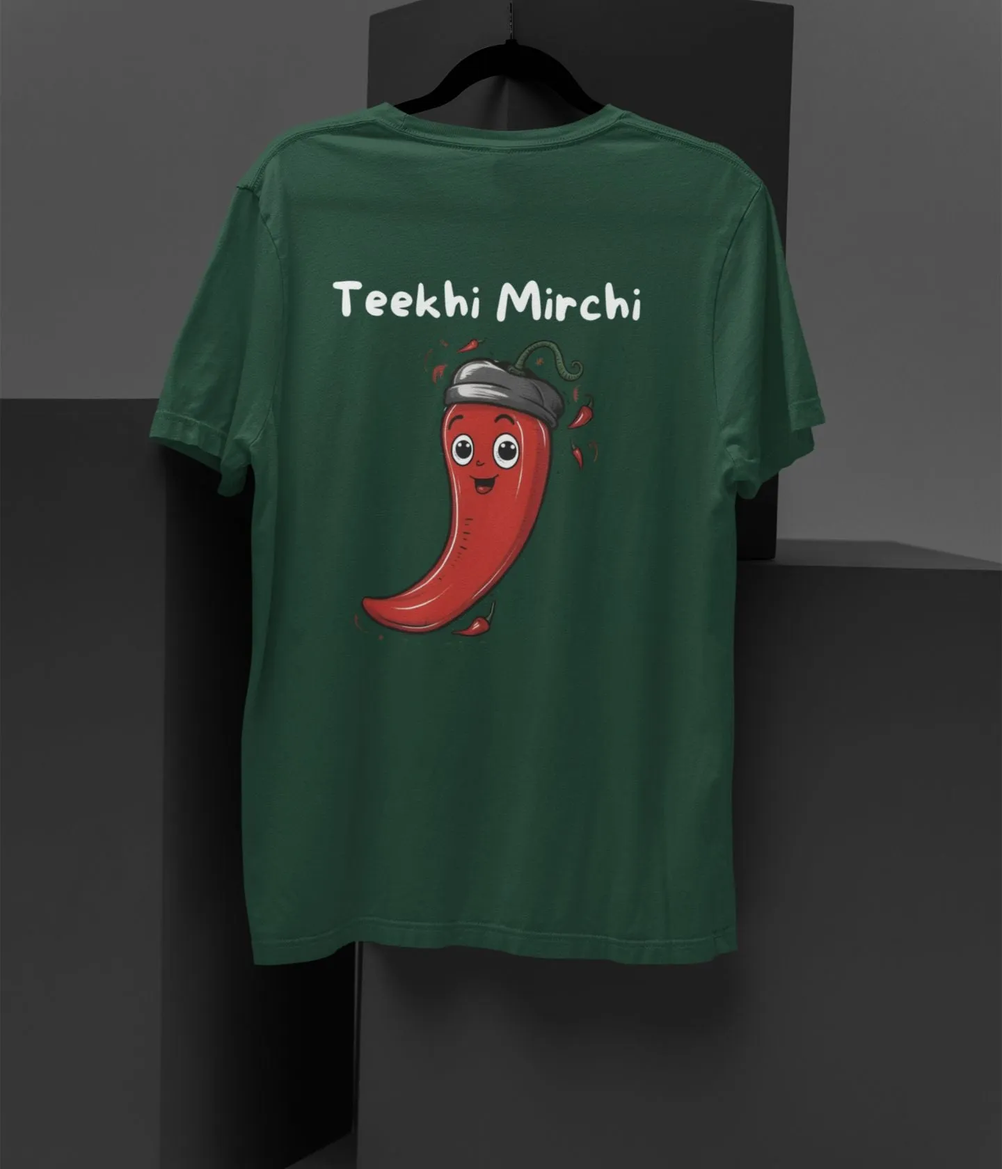 Teekhi Mirchi - Unisex Oversized Classic T-Shirt - Dark