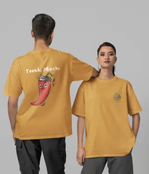 Teekhi Mirchi - Unisex Oversized Classic T-Shirt - Dark