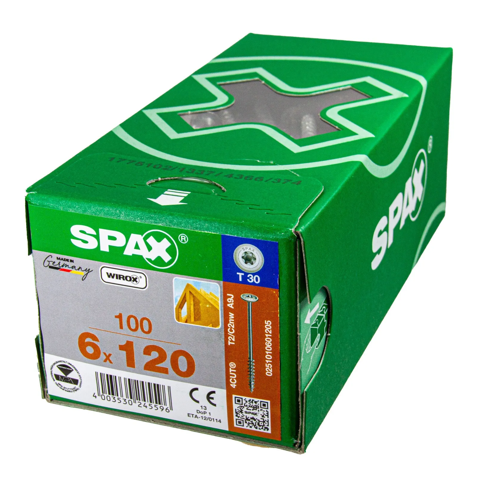 Tellerkopf Schrauben, Holzbauschrauben, 4 CUT, WIROX, T-STAR plus, HI.FORCE