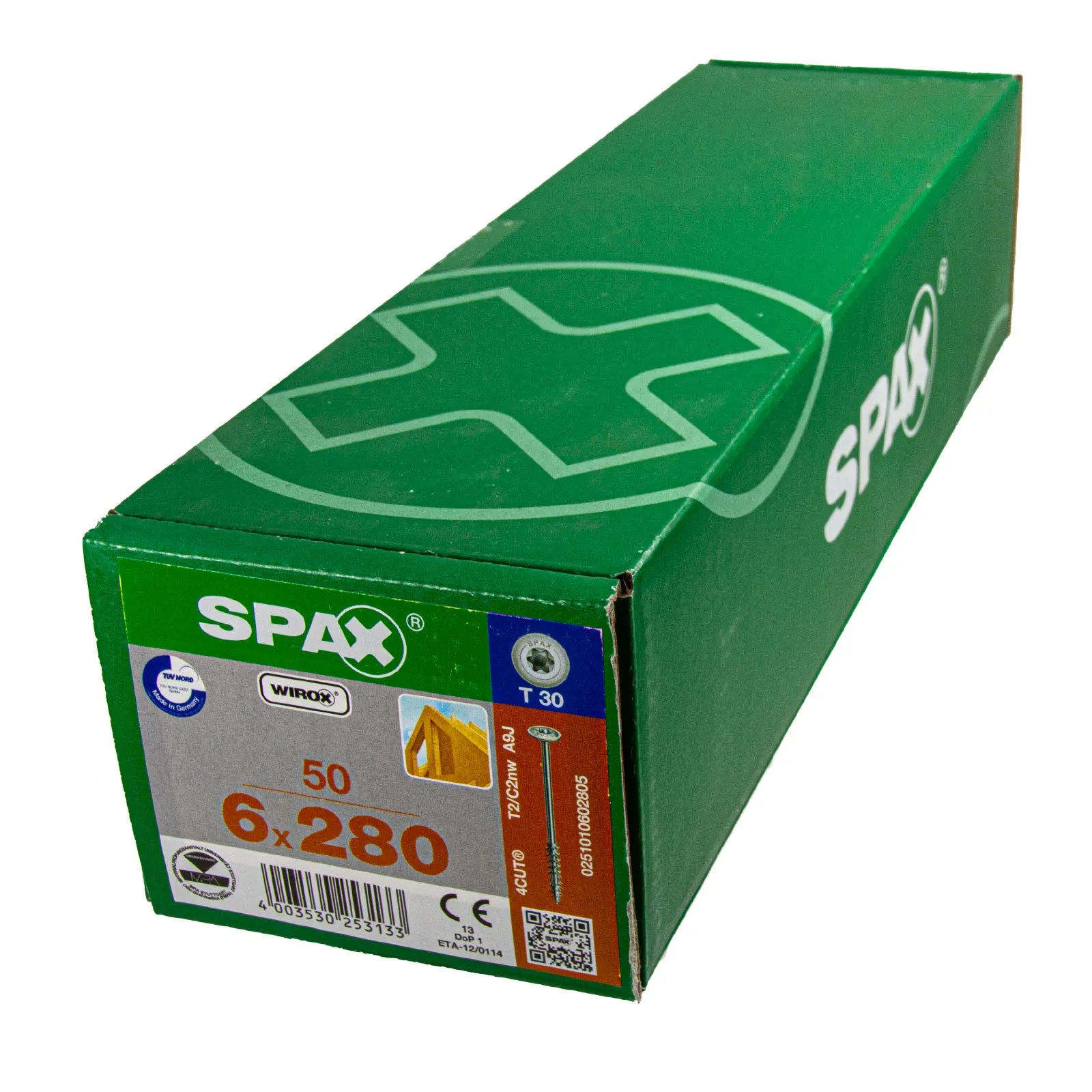 Tellerkopf Schrauben, Holzbauschrauben, 4 CUT, WIROX, T-STAR plus, HI.FORCE