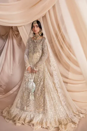 Tena Durrani White Bridal Lehenga Shirt Pakistani Wedding Dresses