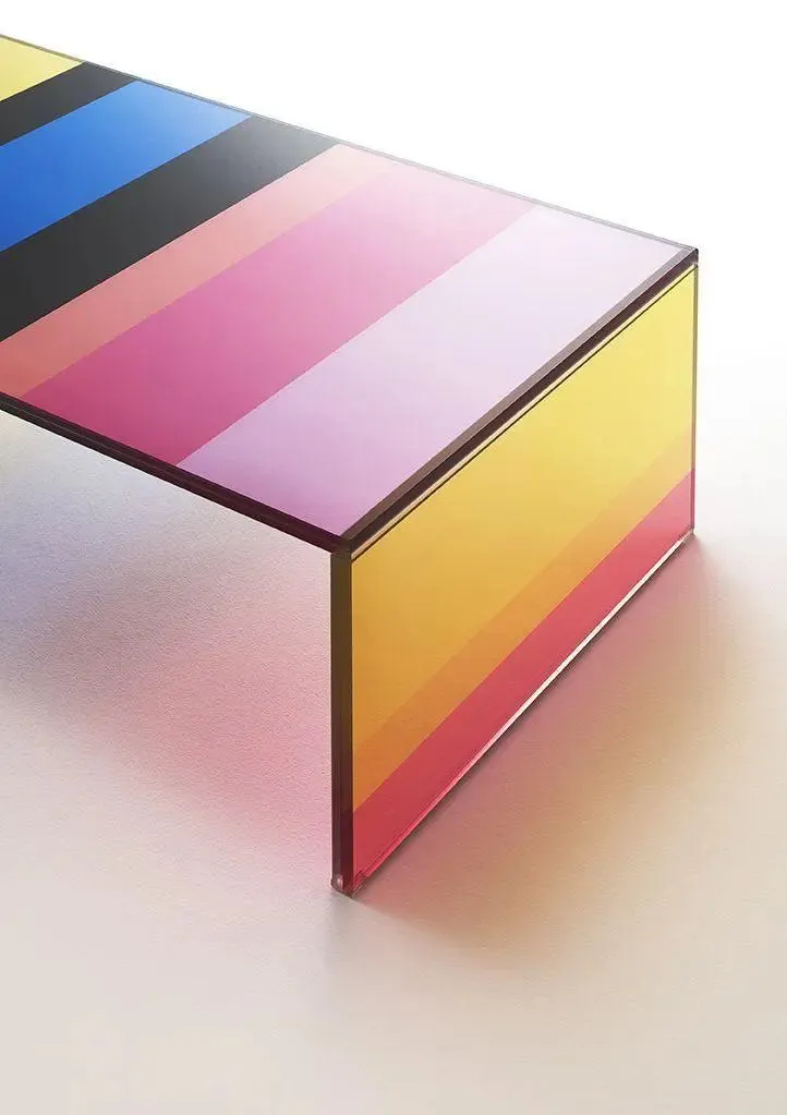 The Dark Side of the Moon - Low Glass Table