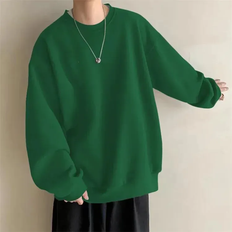 Thin Hatless Sweater for Men & Women – High-Sense Casual Loose Long-Sleeved Top for Spring & Autumn