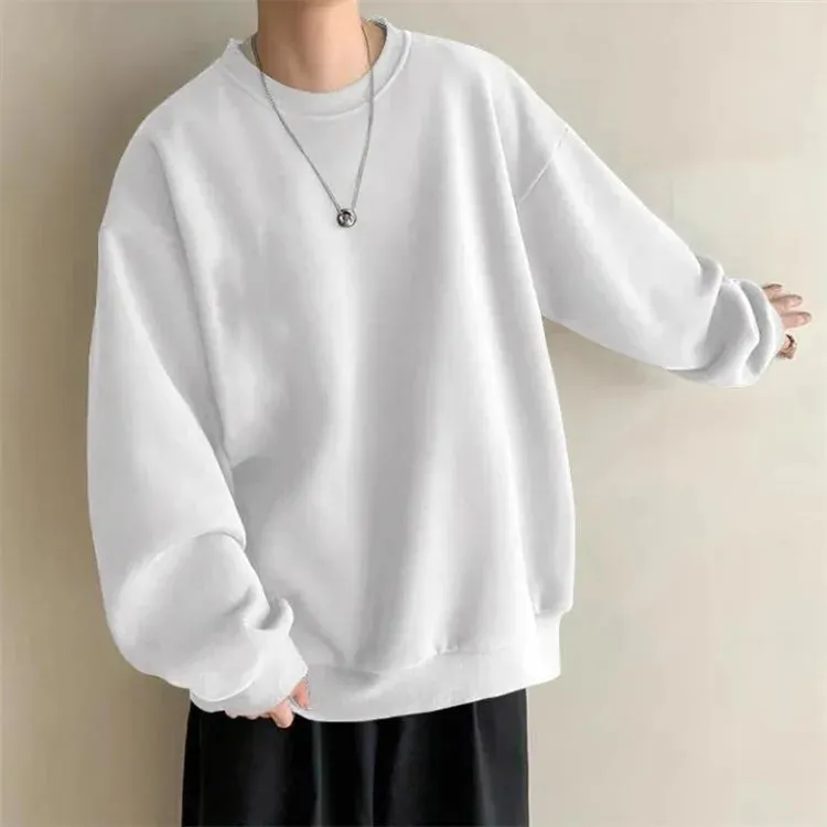 Thin Hatless Sweater for Men & Women – High-Sense Casual Loose Long-Sleeved Top for Spring & Autumn