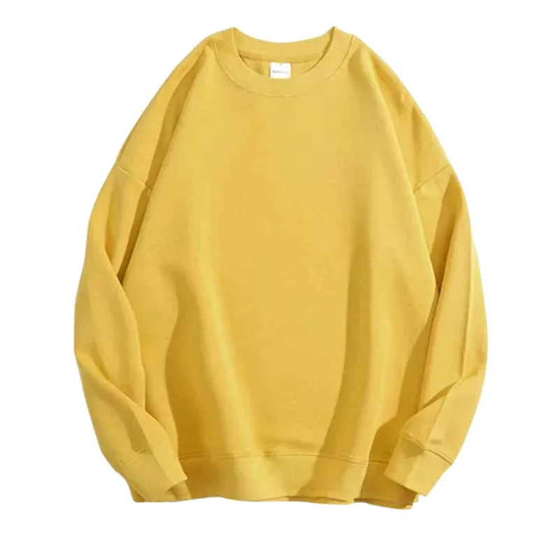 Thin Hatless Sweater for Men & Women – High-Sense Casual Loose Long-Sleeved Top for Spring & Autumn