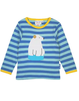 Toby Tiger Polar Bear Applique T-Shirt