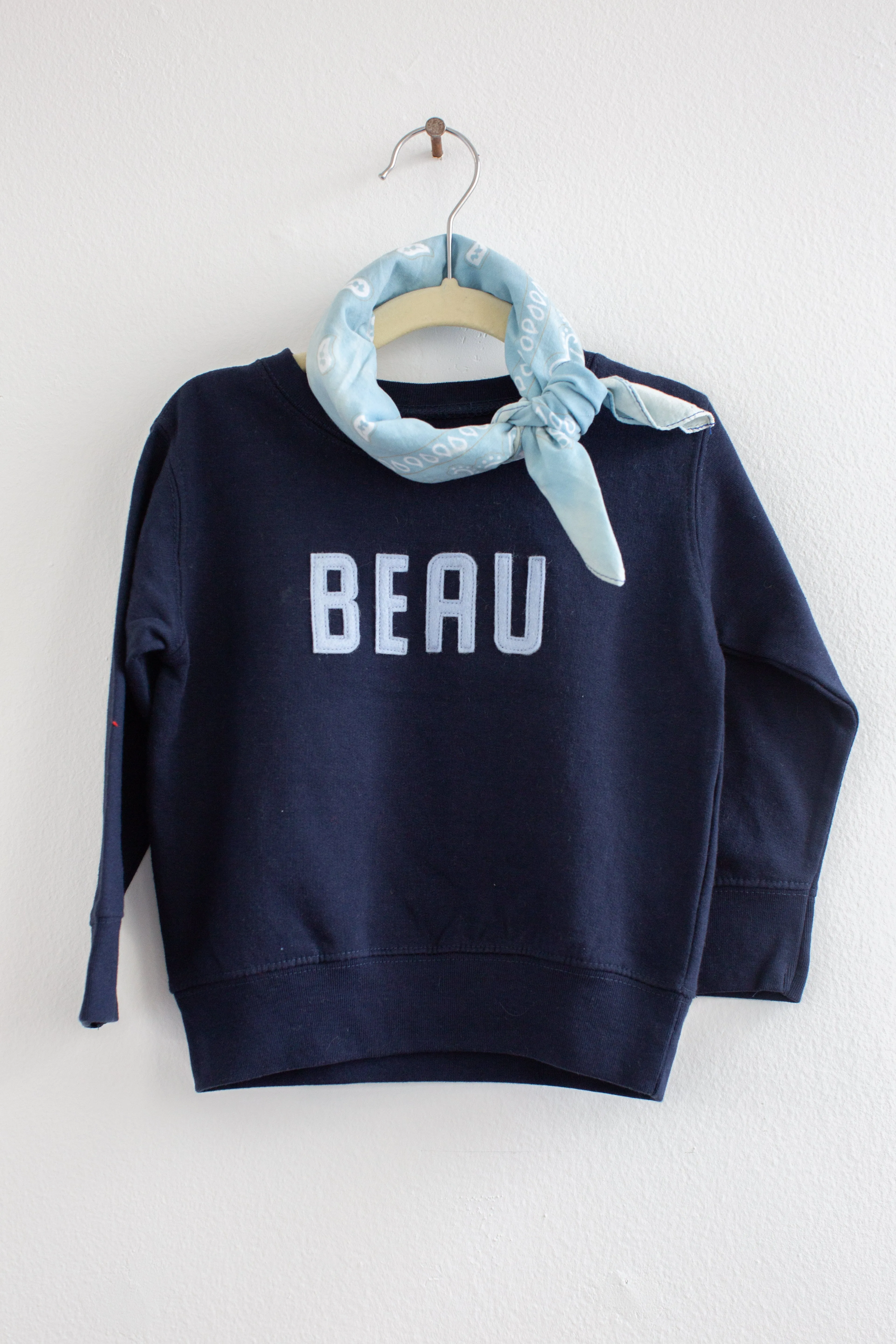 Toddler Stitched Letter Sweatshirt
