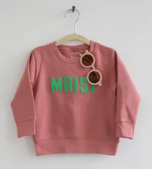 Toddler Stitched Letter Sweatshirt