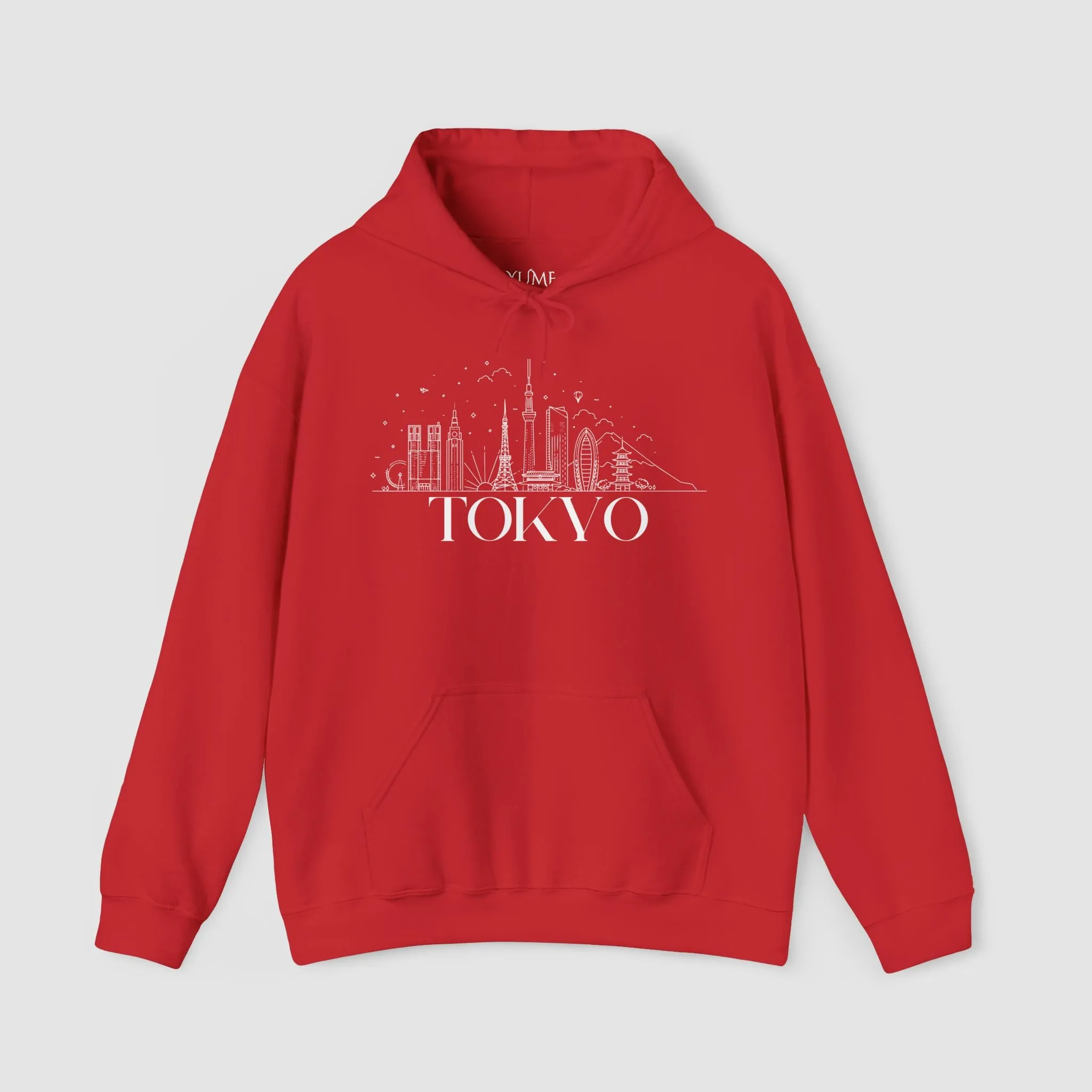 Tokyo Skyline Minimalist Hoodie