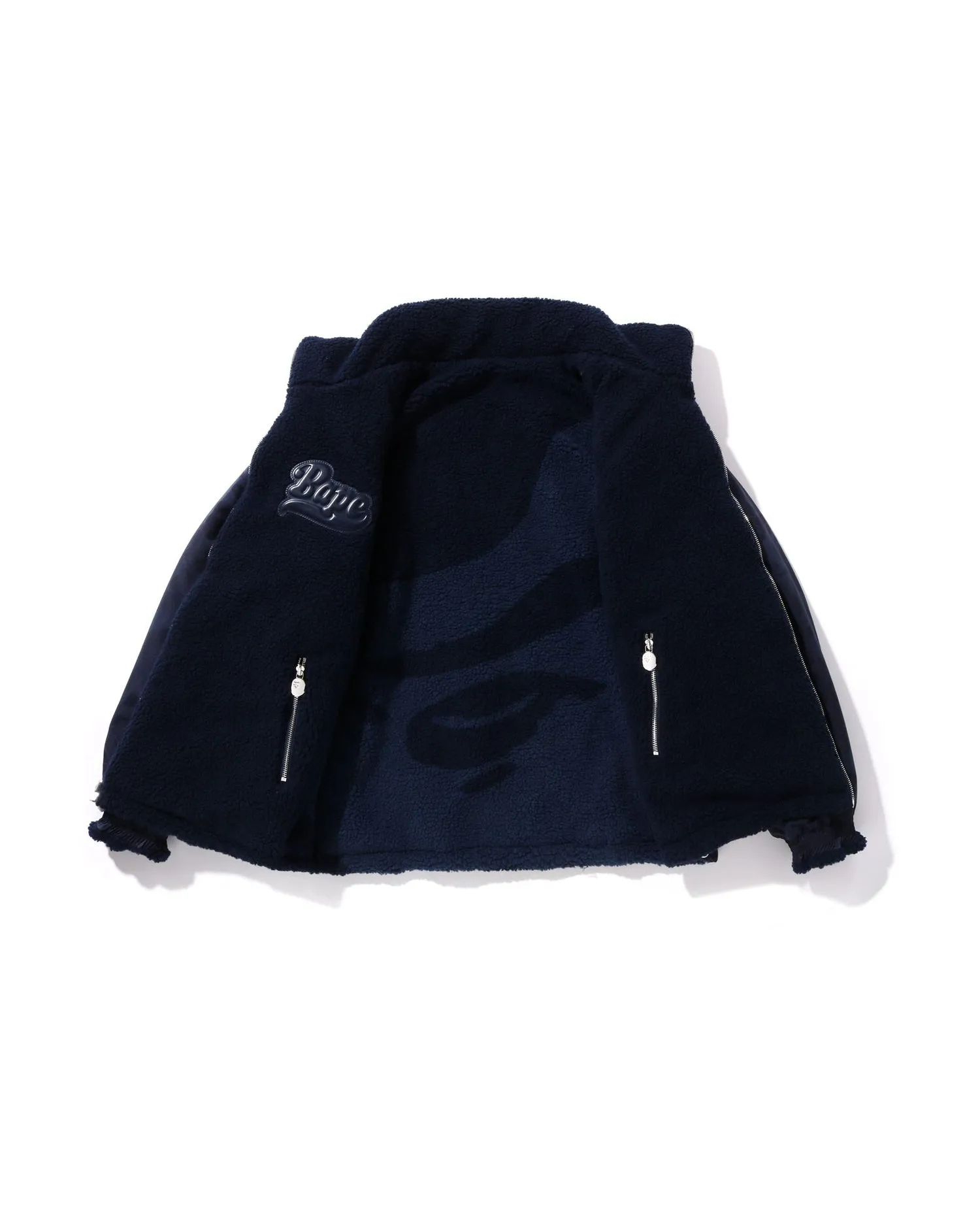 Tonal Solid Camo Sherpa Reversible Jacket