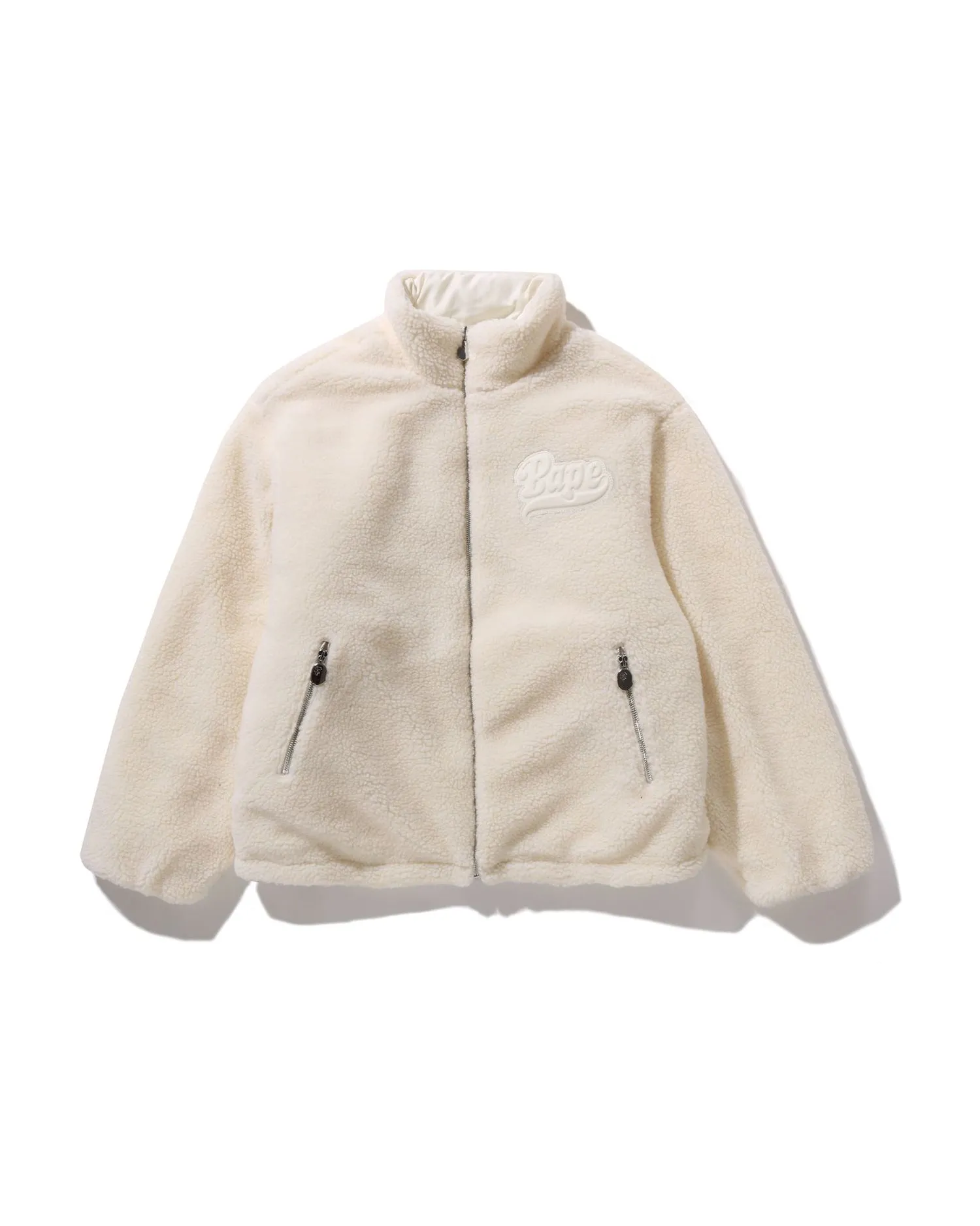 Tonal Solid Camo Sherpa Reversible Jacket