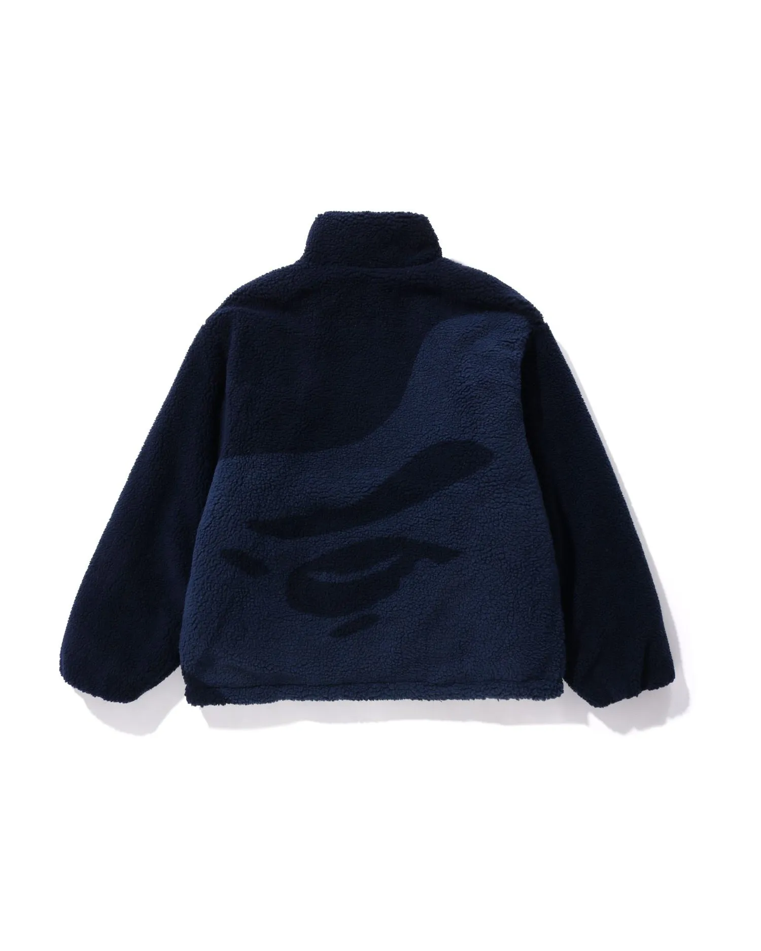 Tonal Solid Camo Sherpa Reversible Jacket