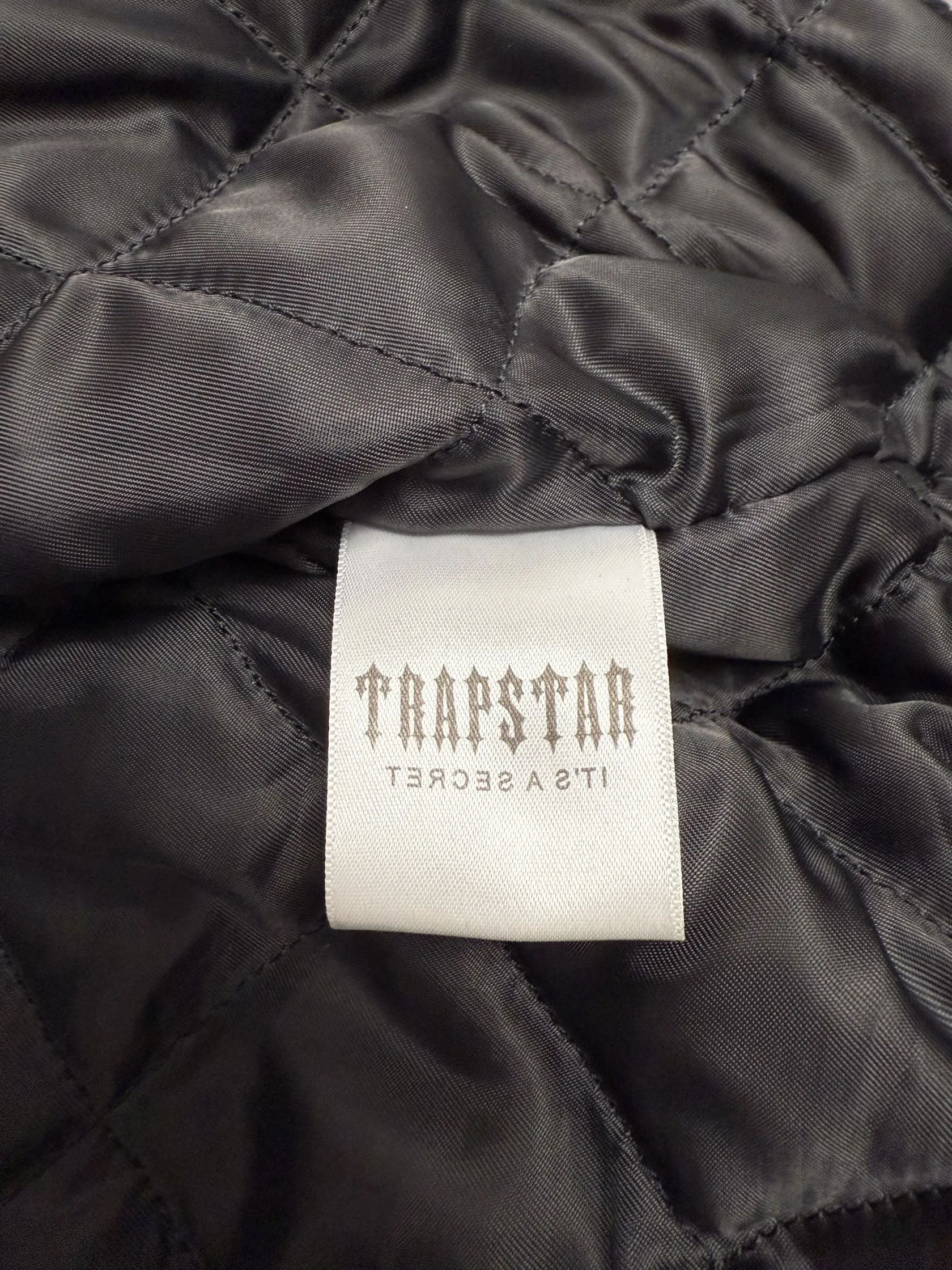 Trapstar Hyperdrive Varsity Jacket - Black