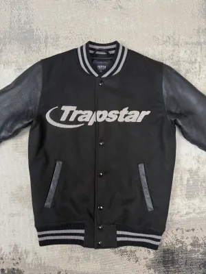Trapstar Hyperdrive Varsity Jacket - Black