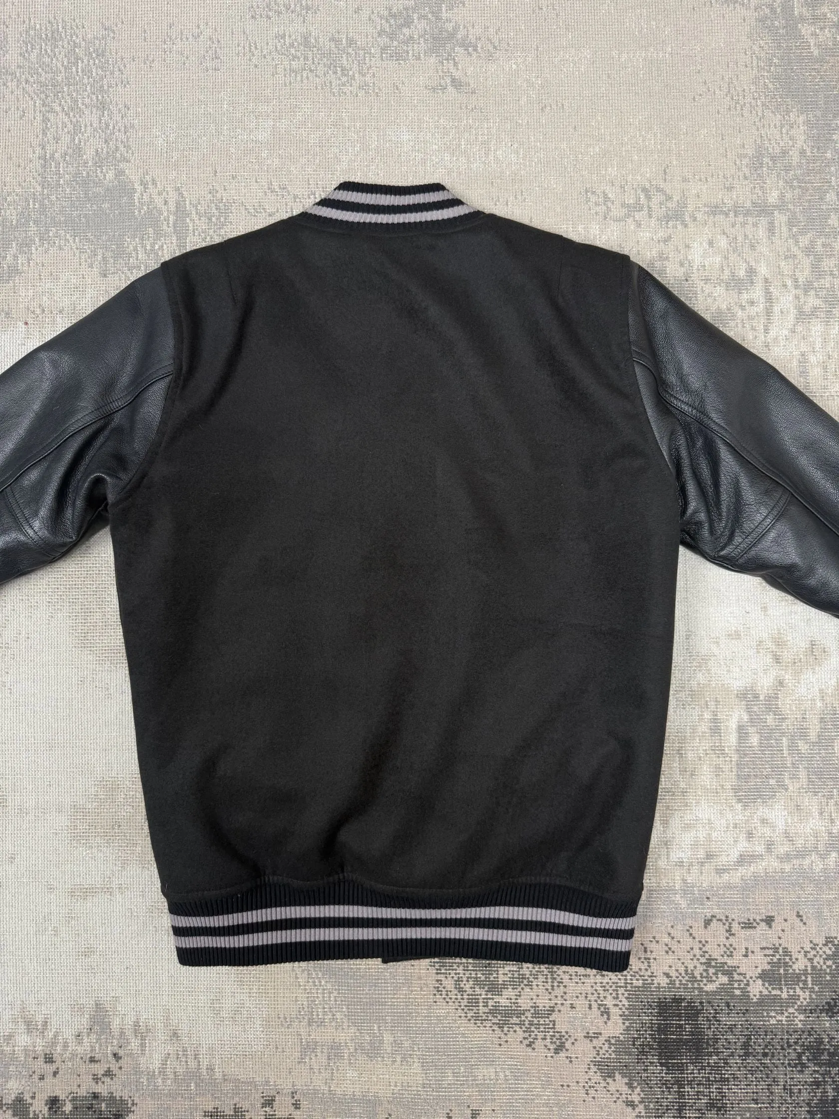Trapstar Hyperdrive Varsity Jacket - Black