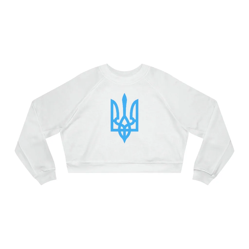 Tryzub Women's Cropped Fleece Pullover