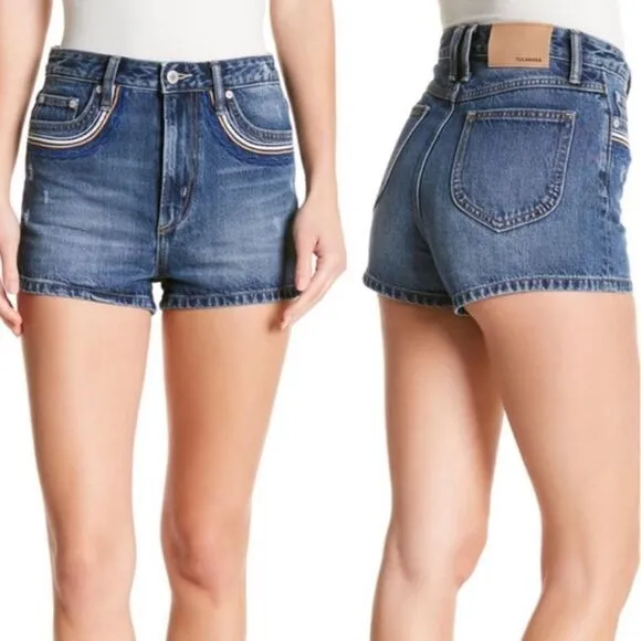 Tularosa High waist Emma denim shorts size 27