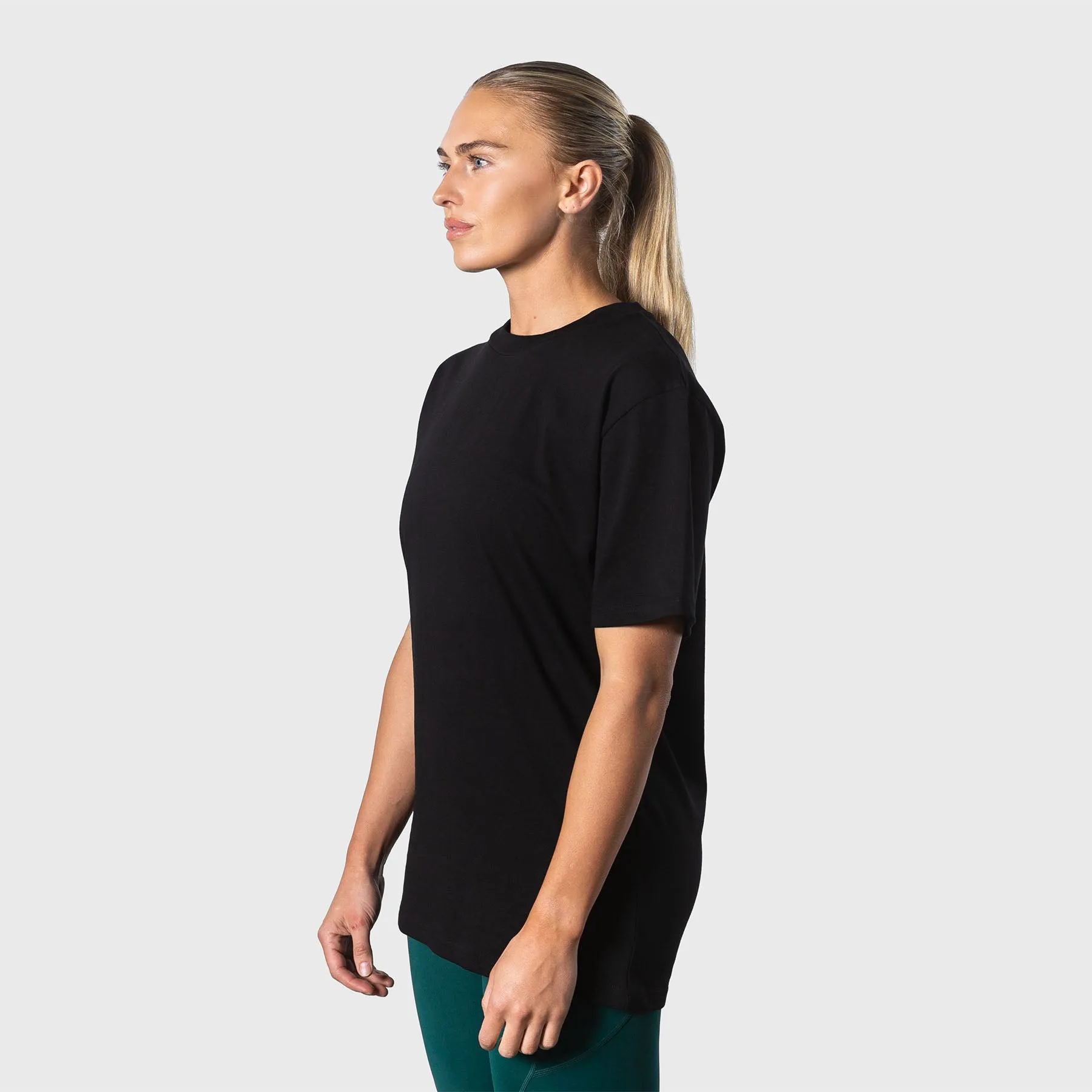 TWL - LIFESTYLE OVERSIZED T-SHIRT - BLANK - BLACK