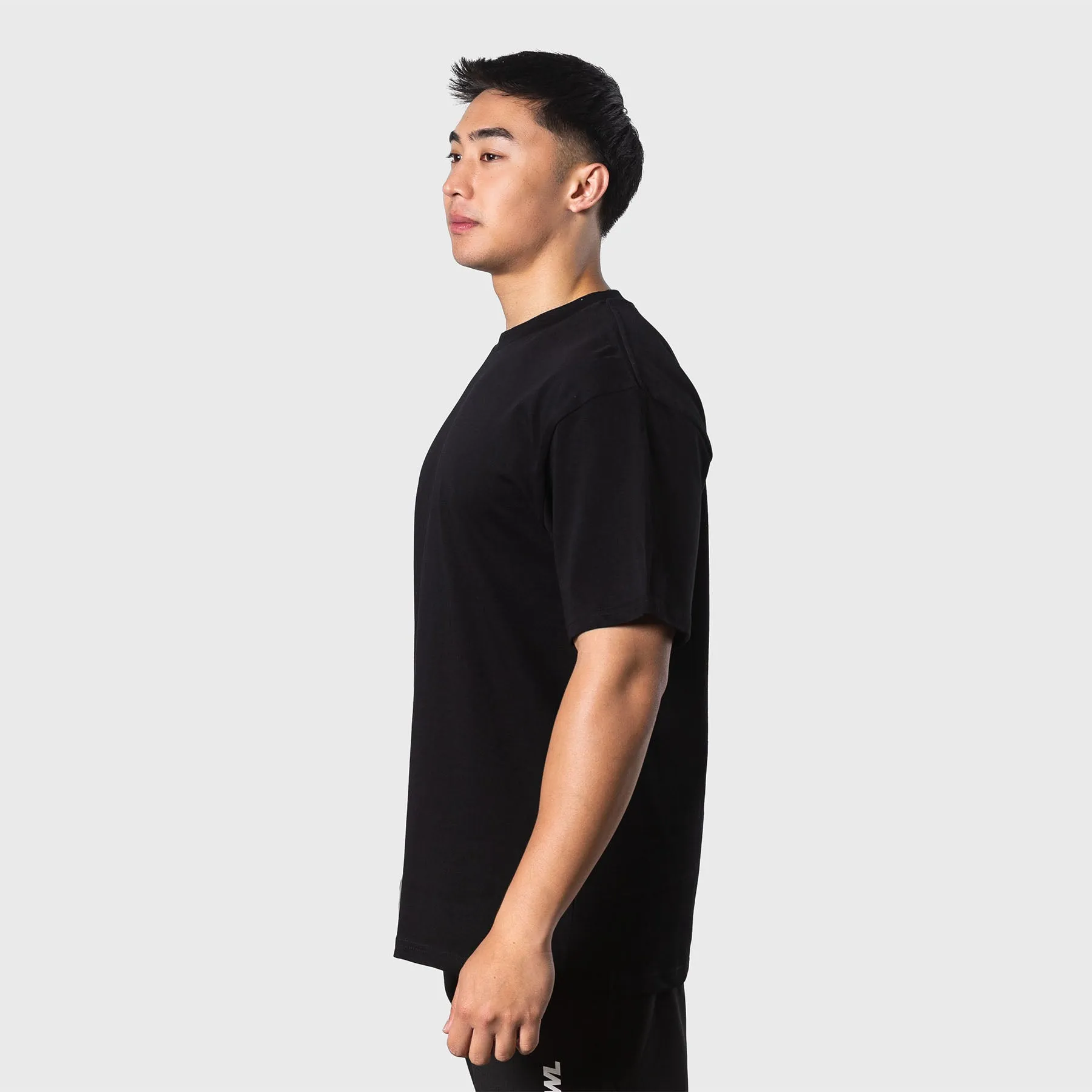 TWL - LIFESTYLE OVERSIZED T-SHIRT - BLANK - BLACK
