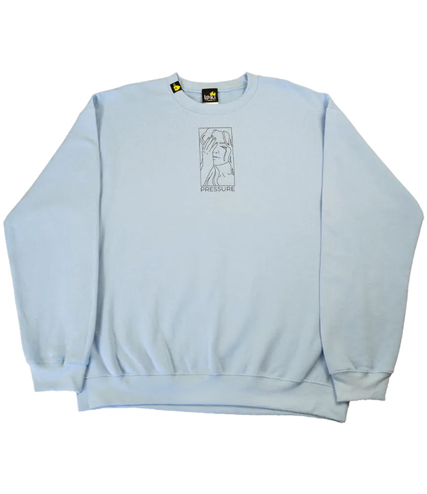 Under Pressure - Light Blue - Crewneck Sweatshirt