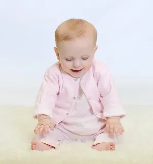 Under The Nile Organic Reversible Cardigan - Pale Pink