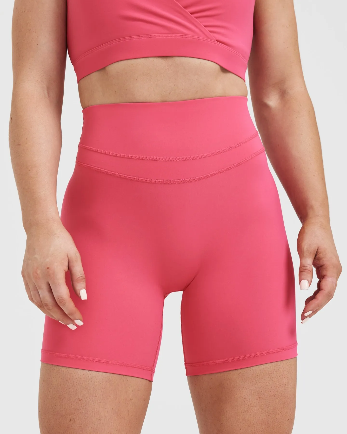 Unified High Waisted Shorts 6" | Velvet Pink