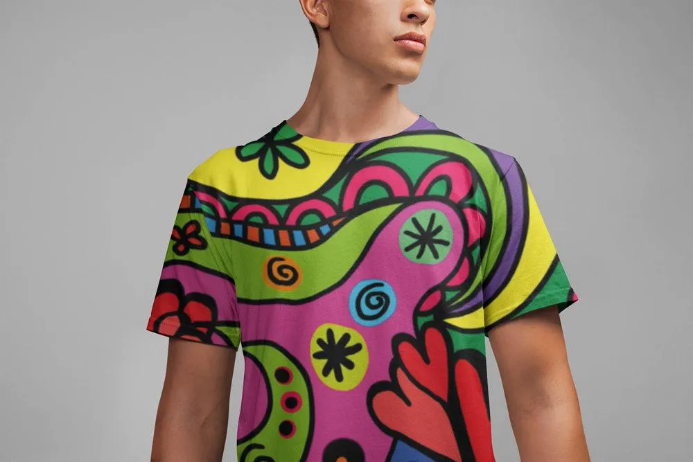 Unisex All-Over Printed Oversized T-Shirt