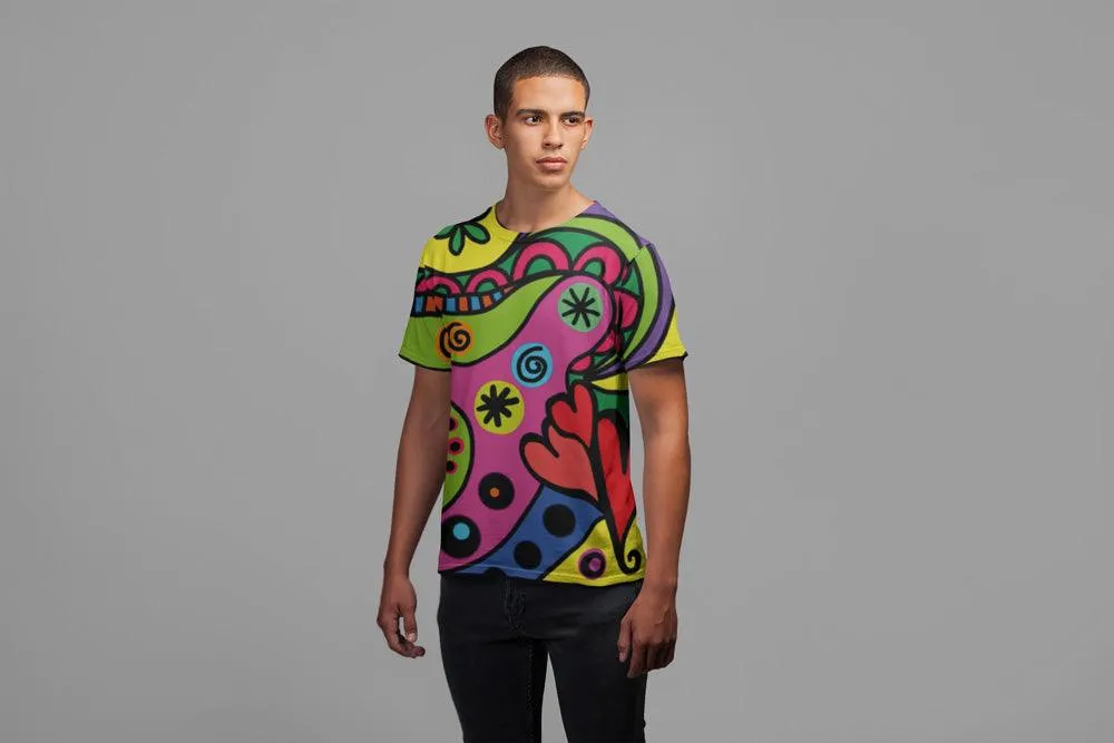 Unisex All-Over Printed Oversized T-Shirt