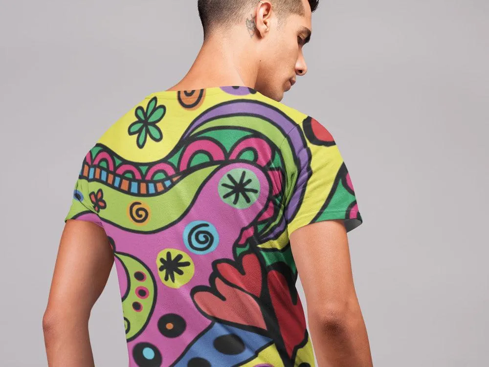 Unisex All-Over Printed Oversized T-Shirt