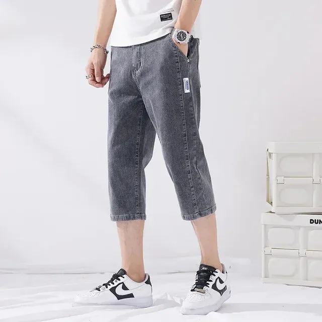 UrbanFlex Herren Denim Shorts in 7-Länge