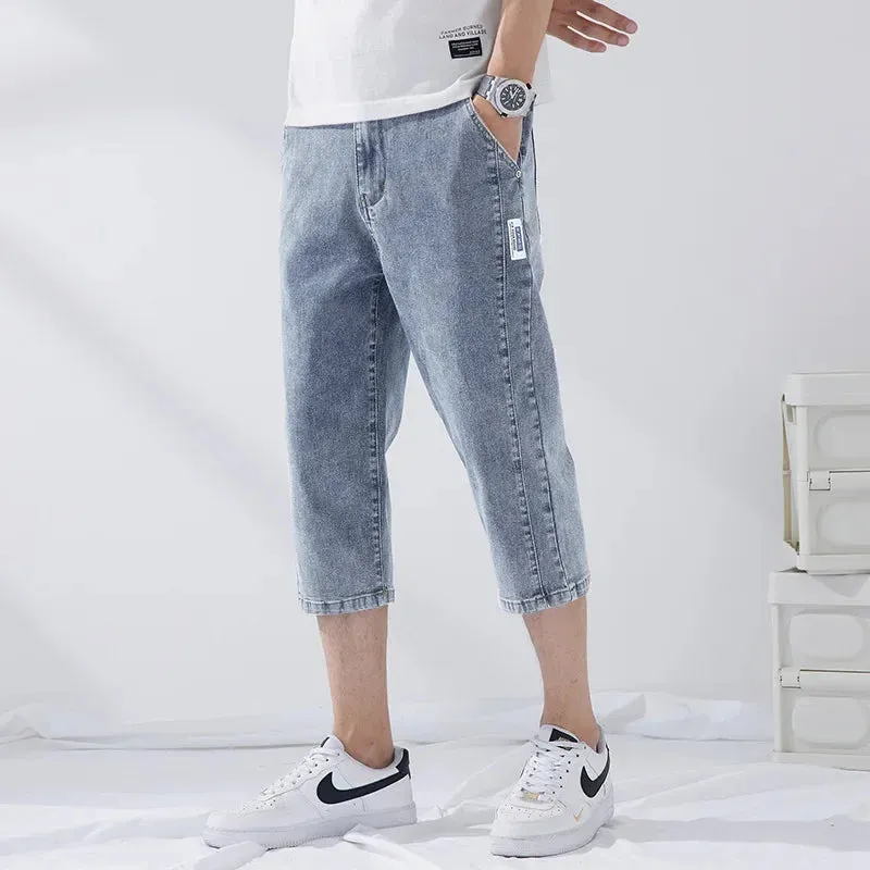 UrbanFlex Herren Denim Shorts in 7-Länge