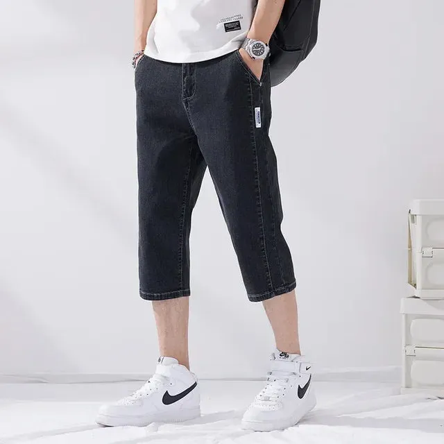 UrbanFlex Herren Denim Shorts in 7-Länge