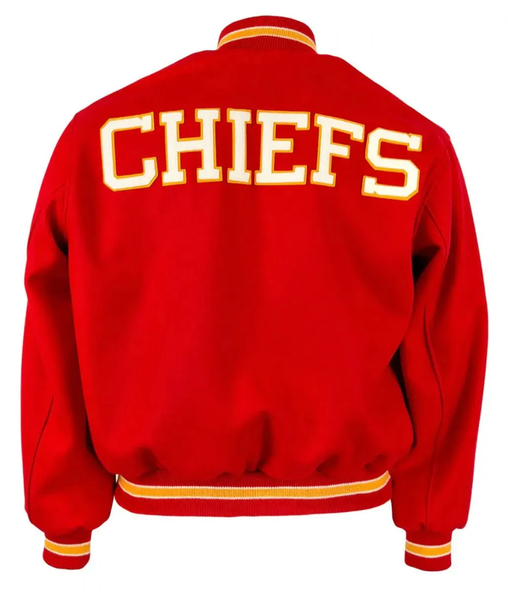 Varsity Kansas City Chiefs 1969 Red Wool Jacket