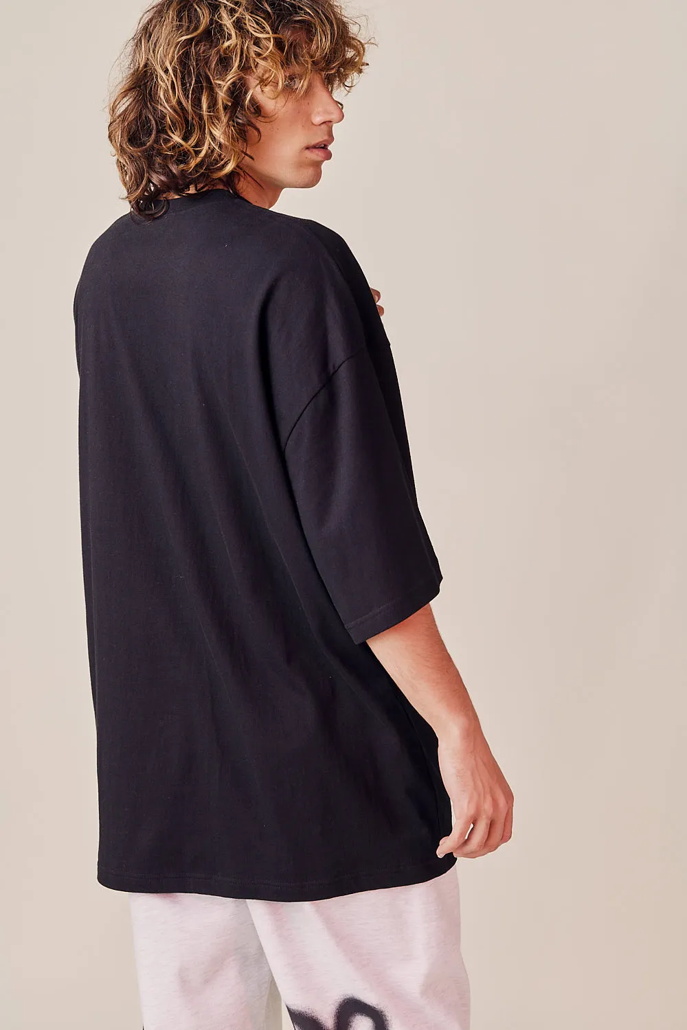 Velboa Flower Oversized Tee