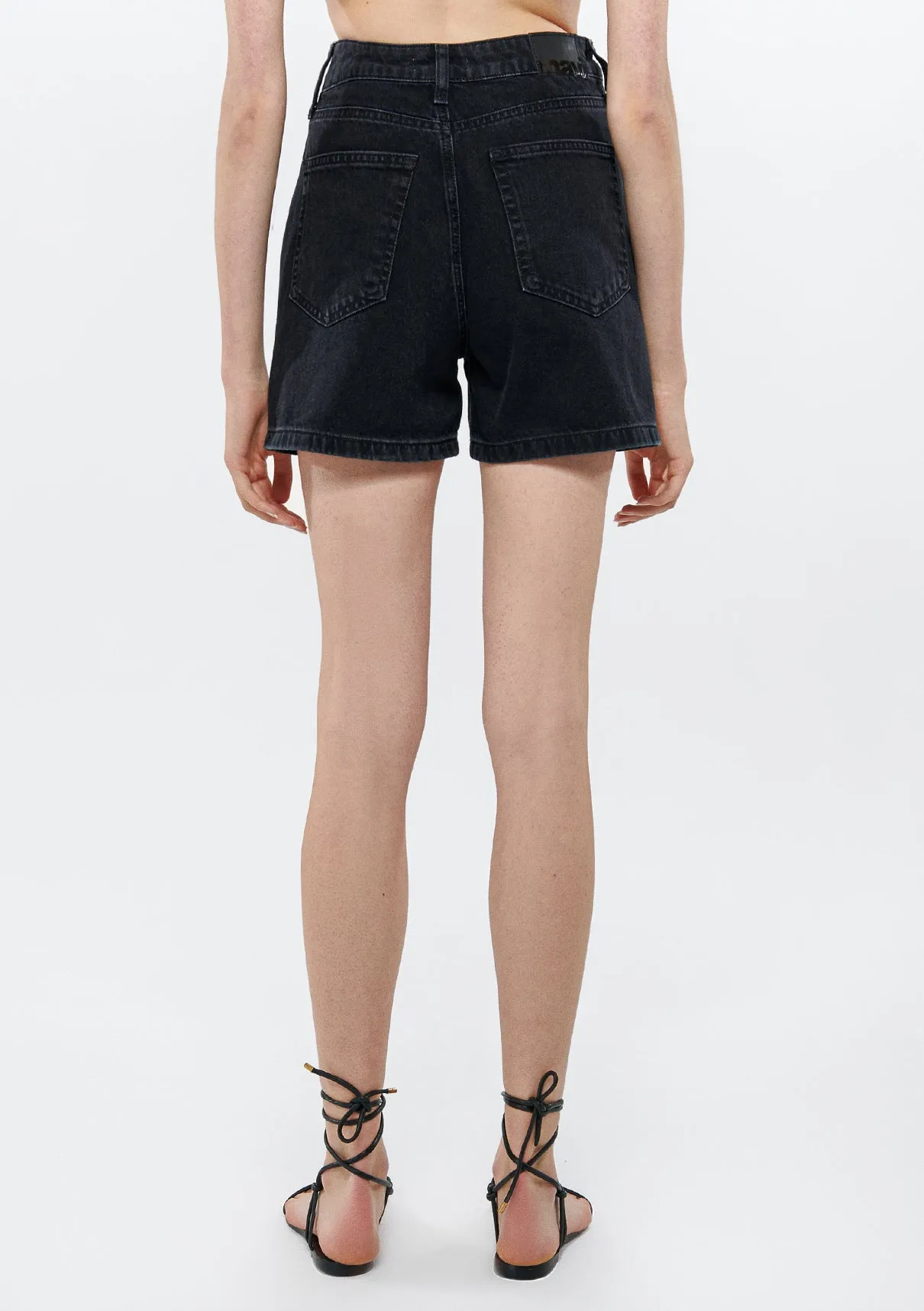 Verna Smoke Denim Jean Shorts