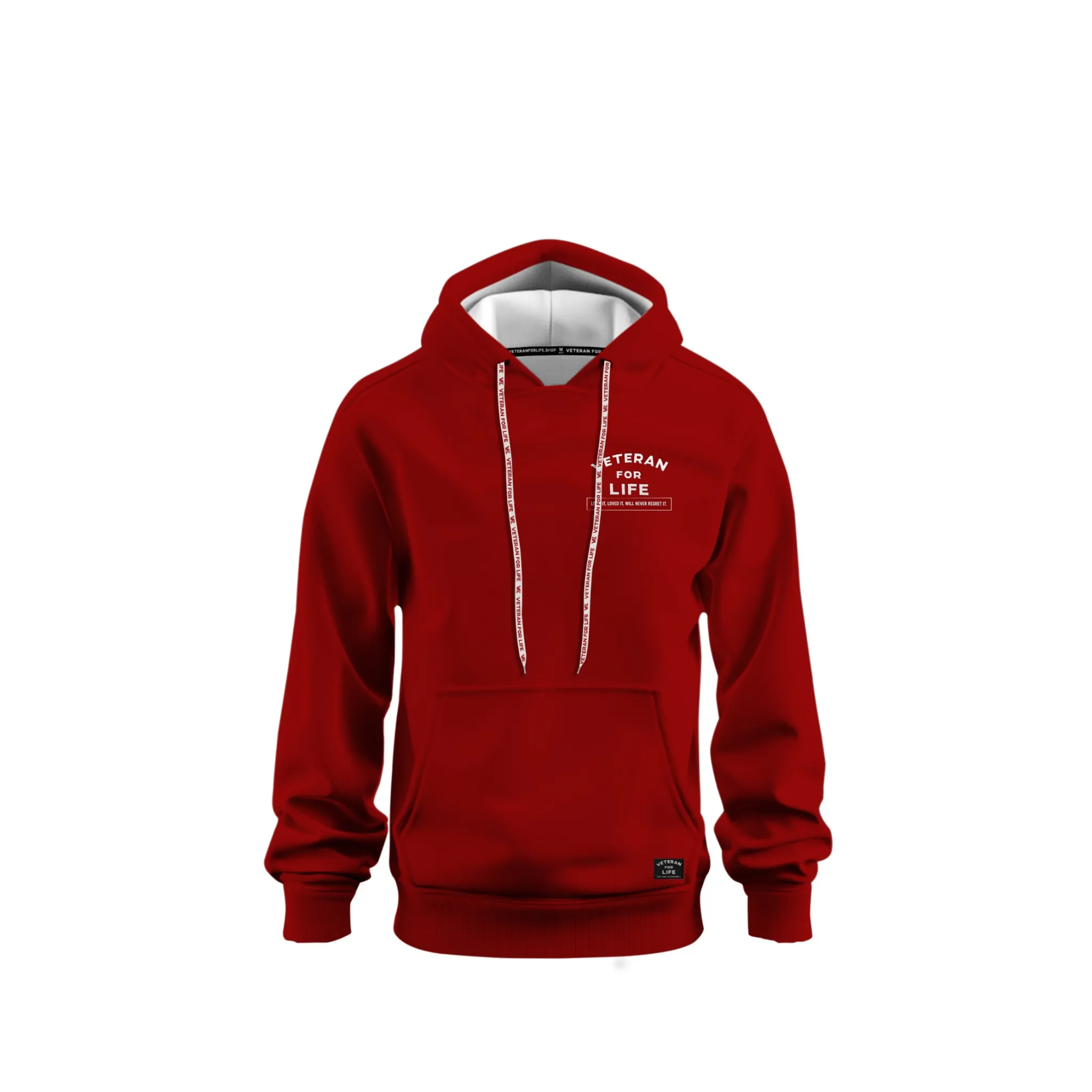 Veteran For Life Day & Night Pullover Hoodie