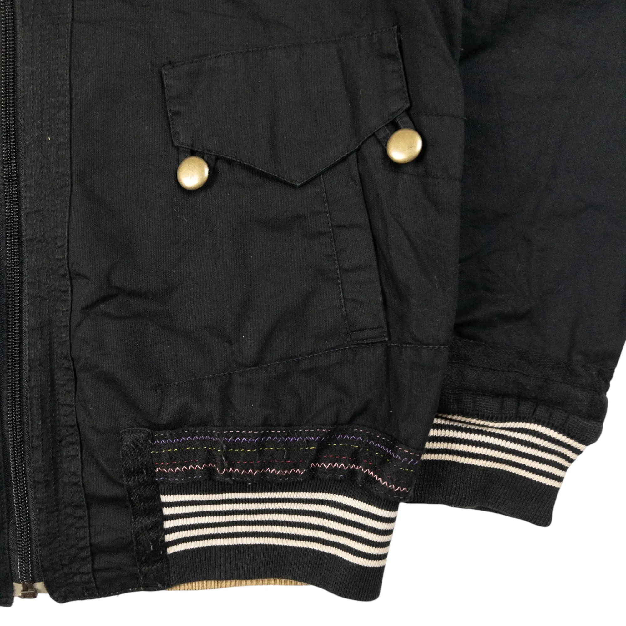 Vintage PPFM Reversible Zip Up Jacket Size L