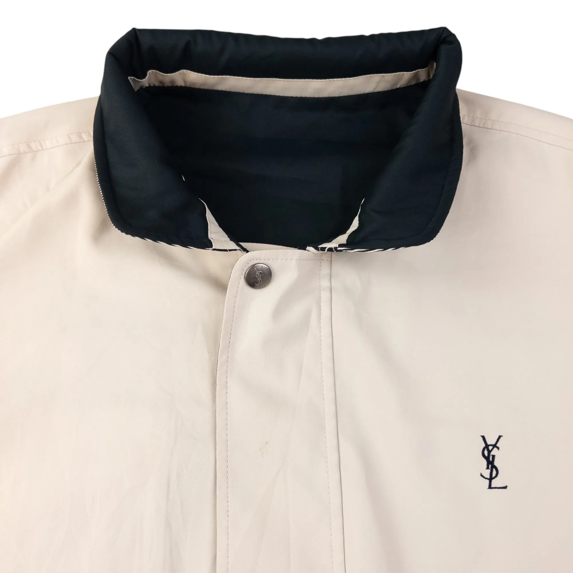Vintage YSL Yves Saint Laurent Reversible Jacket Size XL