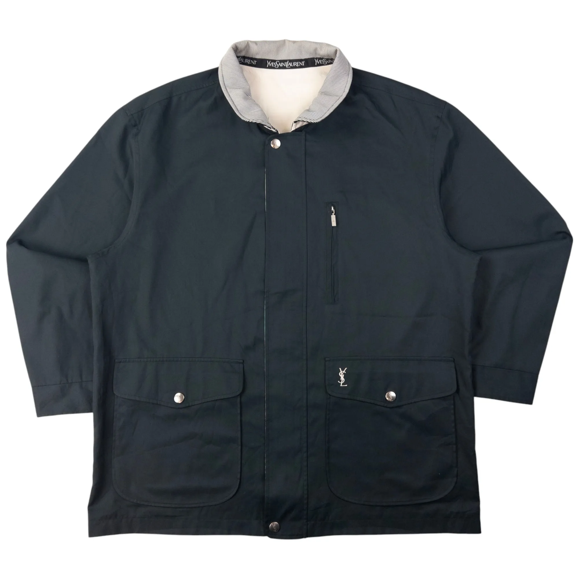 Vintage YSL Yves Saint Laurent Reversible Jacket Size XL