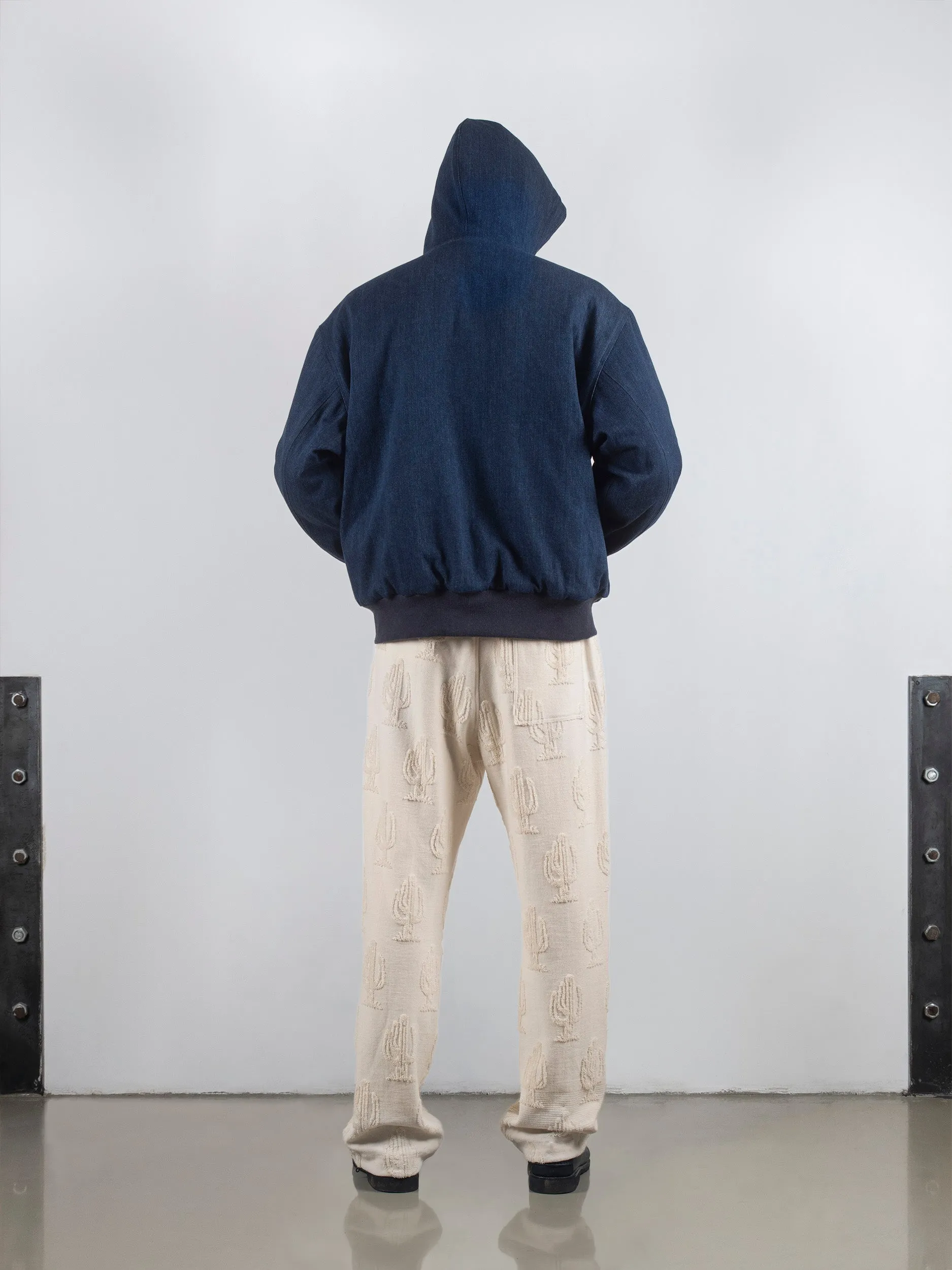 Washed Blue Denim Duck Reversible Jacket
