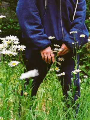 Washed Blue Denim Duck Reversible Jacket