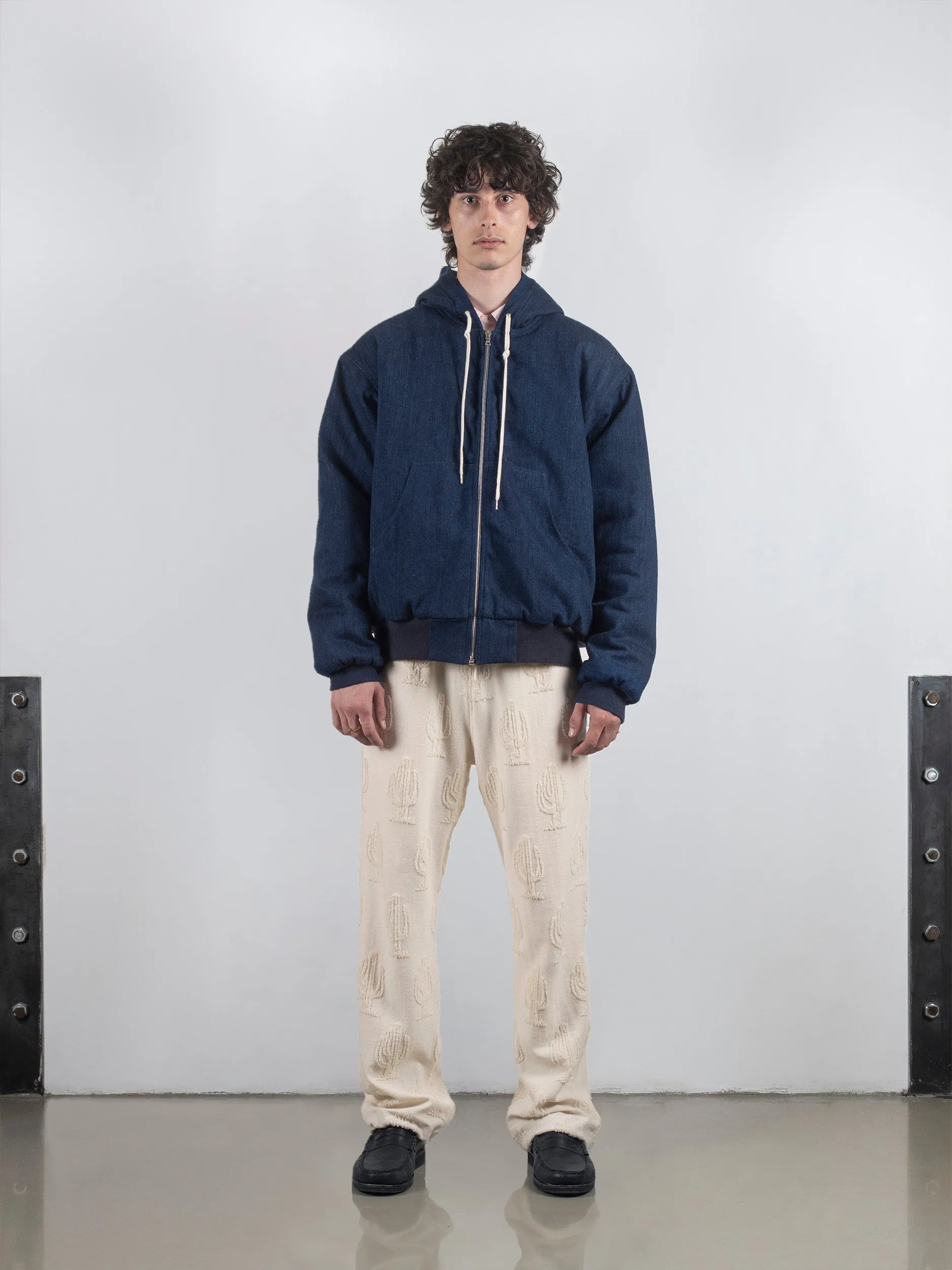 Washed Blue Denim Duck Reversible Jacket