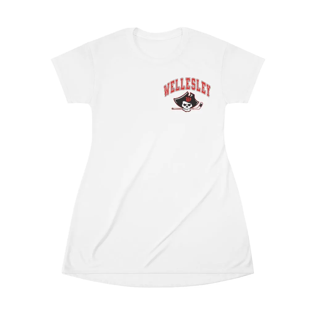 Wellesley All Over Print T-Shirt Dress