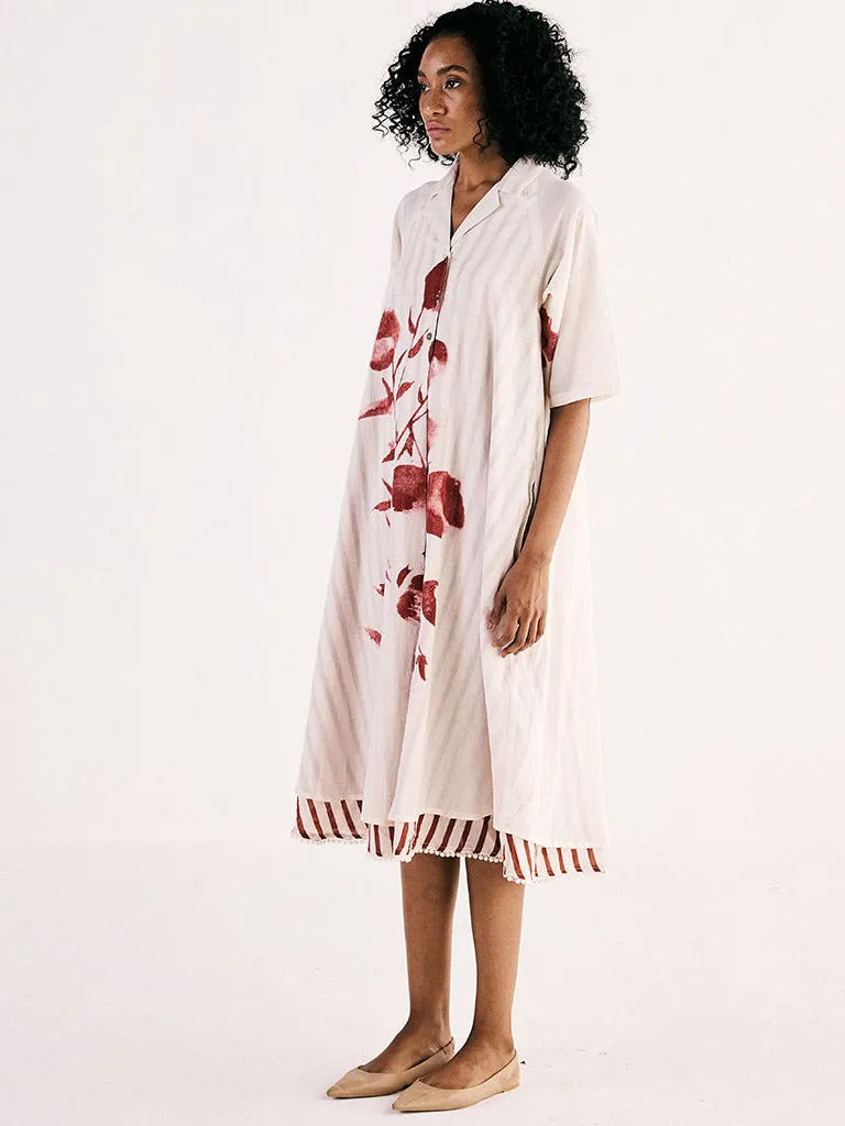 Wild Rose Shirt Dress