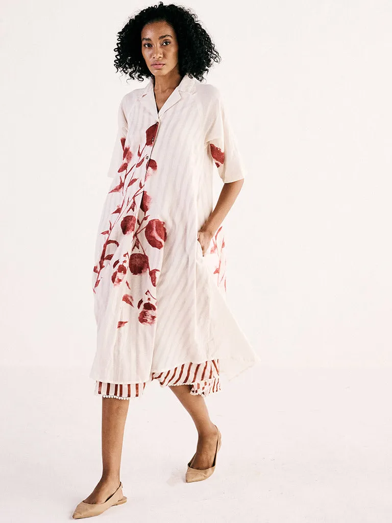 Wild Rose Shirt Dress