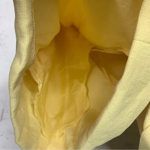 Wilfred Aritzia Lucienne Lemon Merengue Paper Bag Shorts Size Large