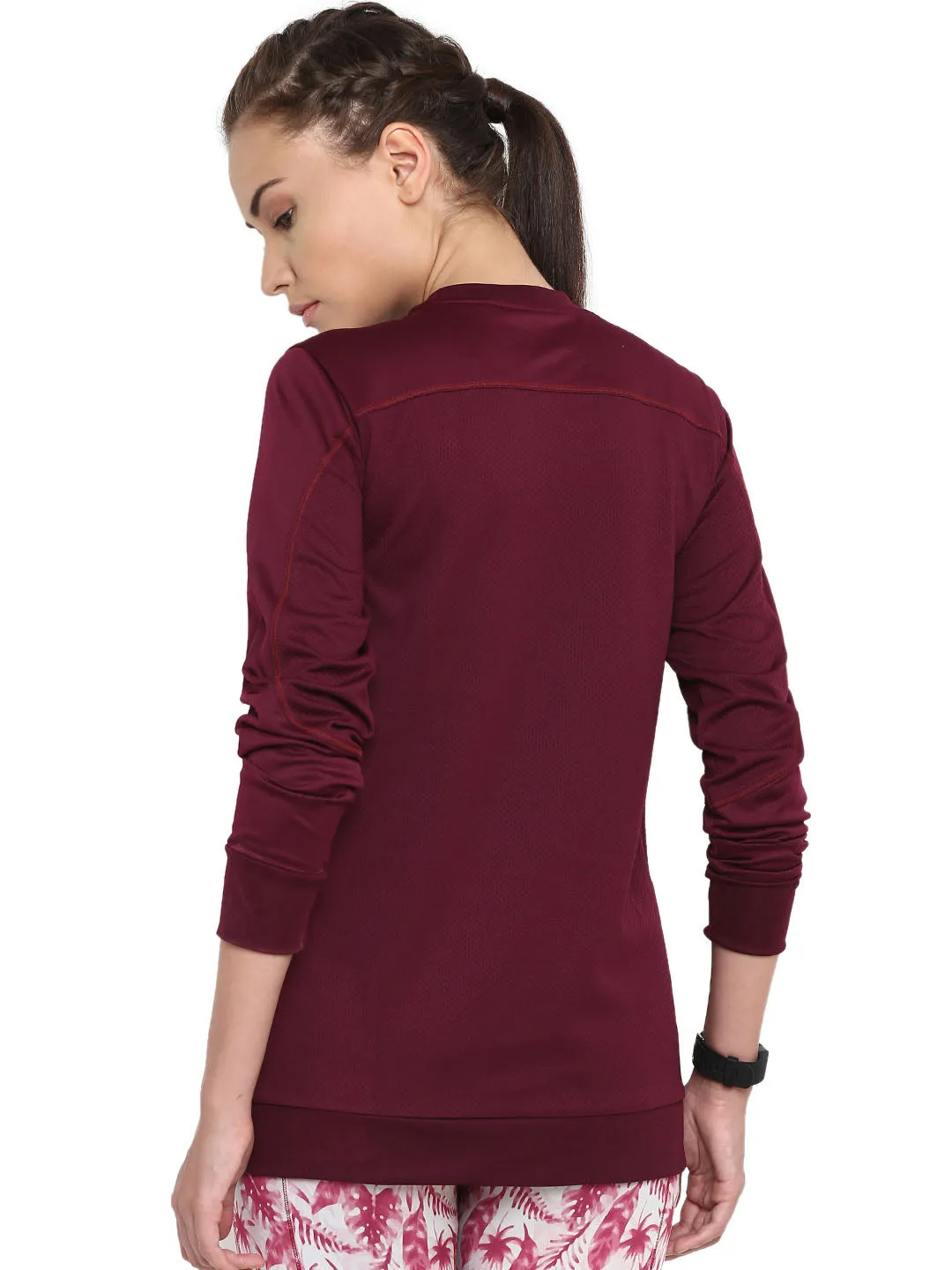 Women Solid Black Sweatshirts