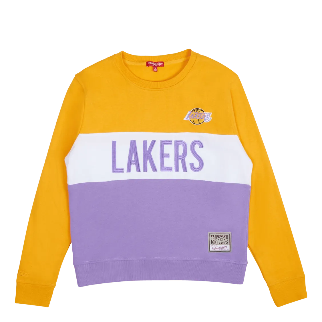 Women's Lakers Color Block Crew 2.0